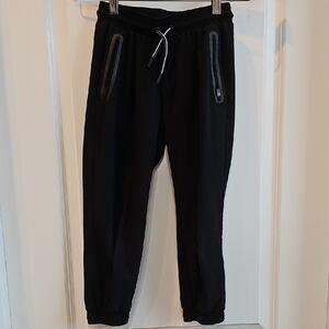 Athleta Black Joggers with Zippered Pockets